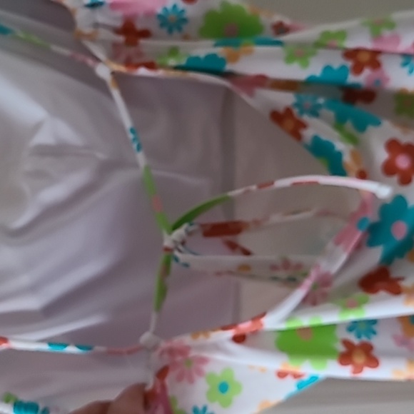 NINETY-NINE BRAND WOMAN'S PLUS SIZE PINK FLORAL ONE PIECE BATHING SUIT SIZE 1X - Picture 5 of 11